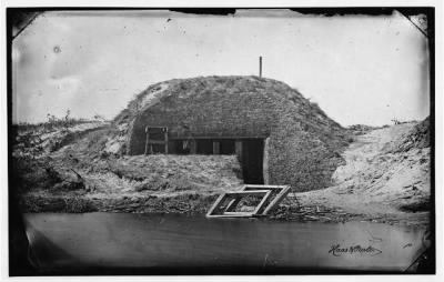 Thumbnail for 770 - Morris Island, South Carolina. Bombproof for telegraph operator in trenches