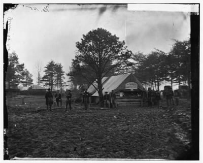 Thumbnail for 91 - Brandy Station, Va. Tent of A. Foulke, Sutler, at headquarters of 1st Brigade, Horse Artillery