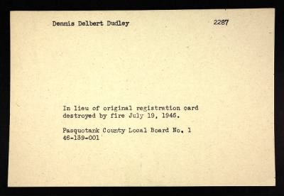 Thumbnail for Dennis Delbert > Dudley, Dennis Delbert