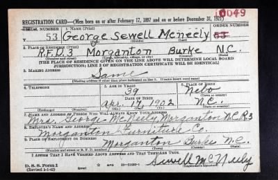 George Sewell > McNeely, George Sewell