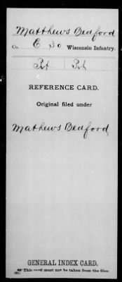 Thumbnail for Bedford > Matthews, Bedford (Pvt)