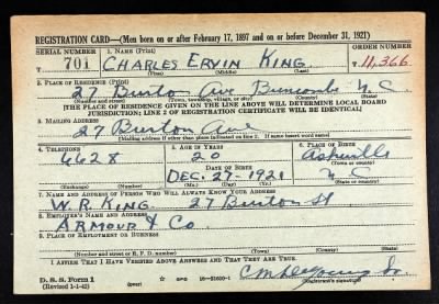 Charles Ervin > King, Charles Ervin