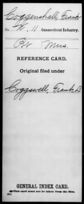 Thumbnail for Frank > Coggenshall, Frank (Pvt)