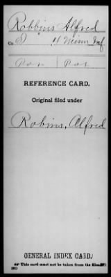 Thumbnail for Alfred > Robbins, Alfred (Pvt)