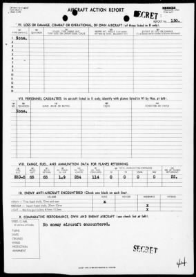 Thumbnail for VMSB-231 > ACA Reps Nos 125-132-Air opers against the Marshall Islands, 8/7-15/44