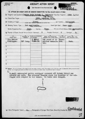 Thumbnail for VMSB-231 > ACA Reps Nos 146-156-Air opers against the Marshall Islands, 8/29/44-9/6/44