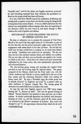 Thumbnail for OFFICE OF NAVAL INTELLIGENCE, NAVY DEPT > Solomon Islands Campaign: XII-The Bougainville Landing and the Battle of Empress Augusta Bay, 10/27/43-11/2/43