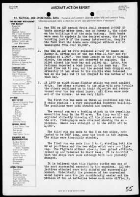 VC-66 > ACA Reps Nos 1-13 - Air opers against the Marshall Islands, 2/6-21/44