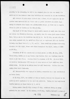 MAR, FIRST 155mm HOWITZER BN, CORPS ARTY, III PHIB CORPS HDQTRS > Rep of opers in the invasion & occupation of Guam Island, Marianas, 7/21/44-8/10/44