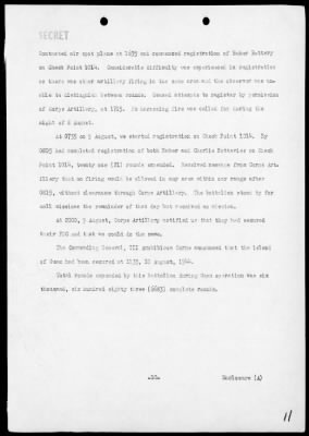 Thumbnail for MAR, FIRST 155mm HOWITZER BN, CORPS ARTY, III PHIB CORPS HDQTRS > Rep of opers in the invasion & occupation of Guam Island, Marianas, 7/21/44-8/10/44