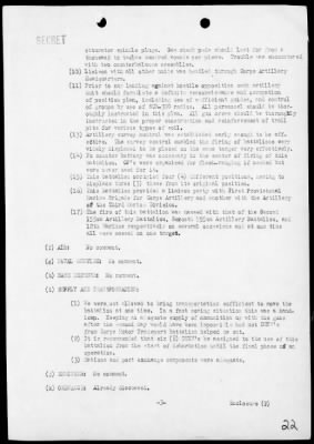 Thumbnail for MAR, FIRST 155mm HOWITZER BN, CORPS ARTY, III PHIB CORPS HDQTRS > Rep of opers in the invasion & occupation of Guam Island, Marianas, 7/21/44-8/10/44