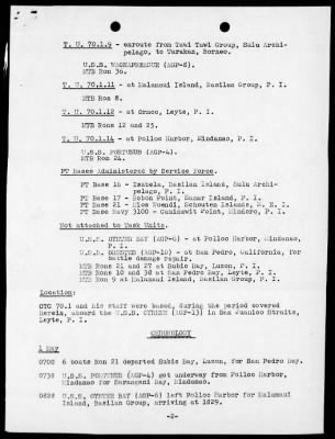 COM MTB RON's, 7th FLEET > War Diary, 5/1-31/45