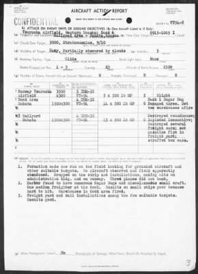 Thumbnail for VT-94 > ACA Reports Nos 8-9-Air operations against Japan, 8/10/45