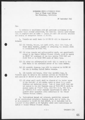 COM FIFTH PHIBFOR > Report of operations in the occupation of Southern Honshu & Kyushu, Japan, 8/15/45-10/3/45