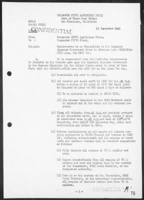 COM FIFTH PHIBFOR > Report of operations in the occupation of Southern Honshu & Kyushu, Japan, 8/15/45-10/3/45