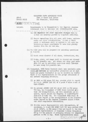 COM FIFTH PHIBFOR > Report of operations in the occupation of Southern Honshu & Kyushu, Japan, 8/15/45-10/3/45