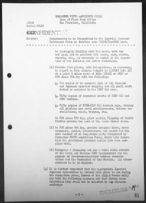 COM FIFTH PHIBFOR > Report of operations in the occupation of Southern Honshu & Kyushu, Japan, 8/15/45-10/3/45