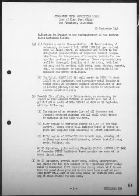 COM FIFTH PHIBFOR > Report of operations in the occupation of Southern Honshu & Kyushu, Japan, 8/15/45-10/3/45