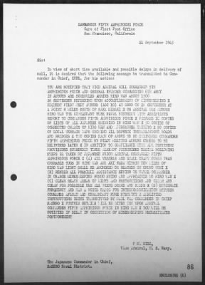 COM FIFTH PHIBFOR > Report of operations in the occupation of Southern Honshu & Kyushu, Japan, 8/15/45-10/3/45