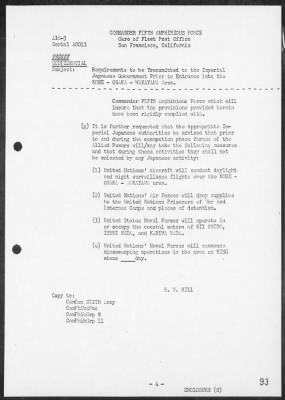 COM FIFTH PHIBFOR > Report of operations in the occupation of Southern Honshu & Kyushu, Japan, 8/15/45-10/3/45