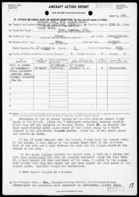 Thumbnail for VMSB-231 > ACA Reps Nos 207-210 - Air opers against Nauru Island & the Marshall Islands, 1/10-21/45