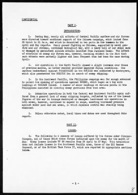 CINPAC > Report of operations in Pacific Ocean Area, May, 1945