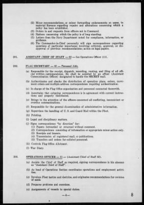 Thumbnail for CINPAC > Instructions for Staff of The Commander-in-Chief, U S Pacific Fleet, 1941