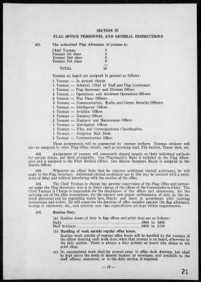 CINPAC > Instructions for Staff of The Commander-in-Chief, U S Pacific Fleet, 1941