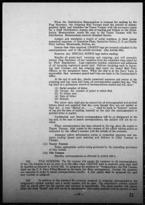 CINPAC > Instructions for Staff of The Commander-in-Chief, U S Pacific Fleet, 1941