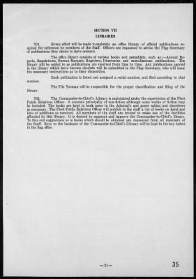 CINPAC > Instructions for Staff of The Commander-in-Chief, U S Pacific Fleet, 1941