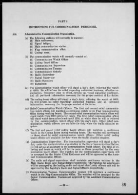 CINPAC > Instructions for Staff of The Commander-in-Chief, U S Pacific Fleet, 1941