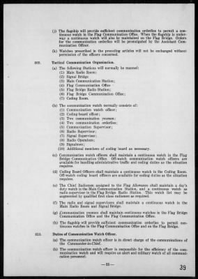 CINPAC > Instructions for Staff of The Commander-in-Chief, U S Pacific Fleet, 1941