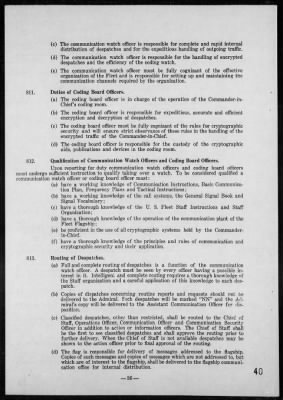 CINPAC > Instructions for Staff of The Commander-in-Chief, U S Pacific Fleet, 1941