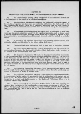 CINPAC > Instructions for Staff of The Commander-in-Chief, U S Pacific Fleet, 1941