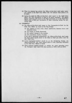 CINPAC > Instructions for Staff of The Commander-in-Chief, U S Pacific Fleet, 1941