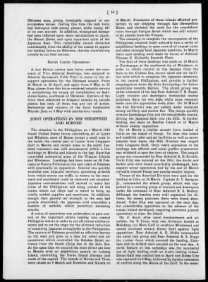 FLEET ADM ERNEST J KING, USN > Final official report covering combat operations for the period March 1, 1945 to October 1,1945