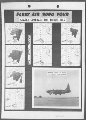 Thumbnail for FLEET AIR WING 4 > War Diary, 8/1-31/45