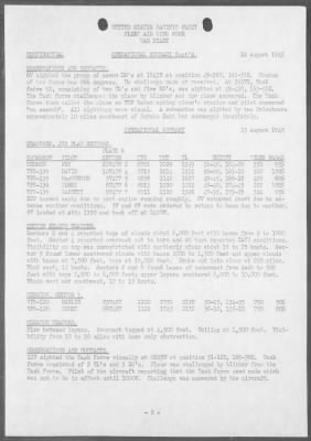 FLEET AIR WING 4 > War Diary, 8/1-31/45