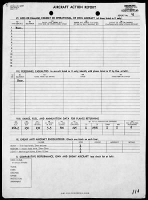 Thumbnail for VF-21 > ACA Reports Nos 22-46 - Air operations against the Palau Islands & Formosa, 9/18/44 - 1/22/44 and attacks on Jap Fleet on 10/25/44