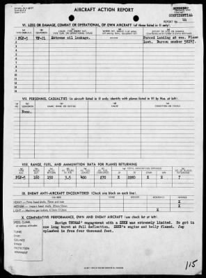 Thumbnail for VF-21 > ACA Reports Nos 22-46 - Air operations against the Palau Islands & Formosa, 9/18/44 - 1/22/44 and attacks on Jap Fleet on 10/25/44