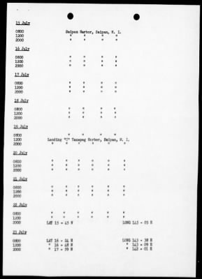 Thumbnail for USS LST-833 > War Diary, 7/1-31/45