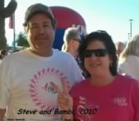 Paul's son STEVE with Bambi's daughter BAMBI, Cancer-Walk, 2010 PHoenix, AZ