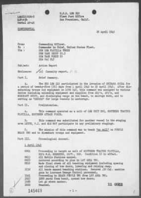 USS LSM-215 > Report of operations in the invasion of Okinawa Jima, Ryukyu Islands, 4/1-25/45