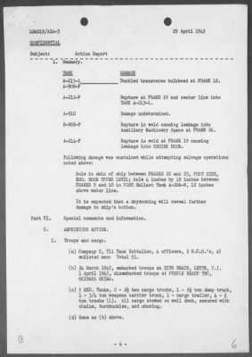 USS LSM-215 > Report of operations in the invasion of Okinawa Jima, Ryukyu Islands, 4/1-25/45