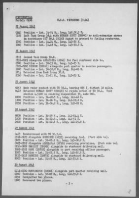 USS VICKSBURG > Report of operations in support of the occupation of Japan, 8/20/45 - 9/2/45