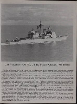 Thumbnail for USS Vincennes (CG-49) > 1990