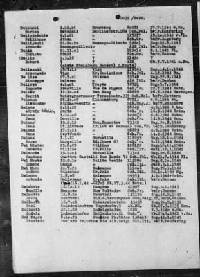 Camp Records - Prisoner Lists > Post-War Prisoner List (A, C-G)