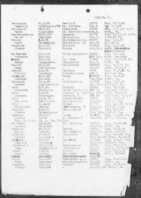 Camp Records - Prisoner Lists > Post-War Prisoner List (A, C-G)