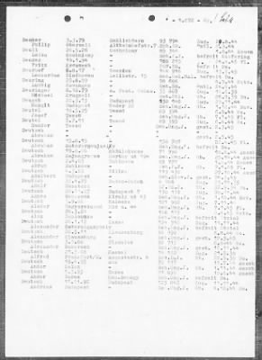 Camp Records - Prisoner Lists > Post-War Prisoner List (A, C-G)