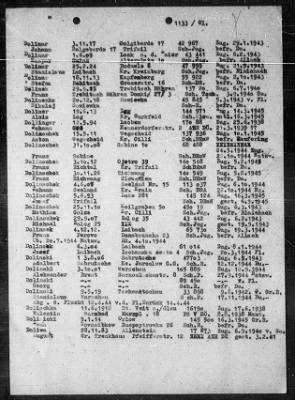 Camp Records - Prisoner Lists > Post-War Prisoner List (A, C-G)